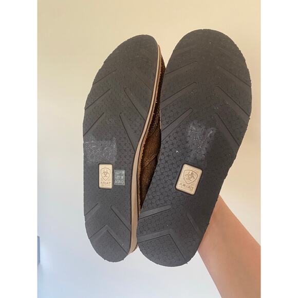 Womens Ariat Leather Cruiser Patriot Slip On Size 10 Camo - Picture 5 of 7